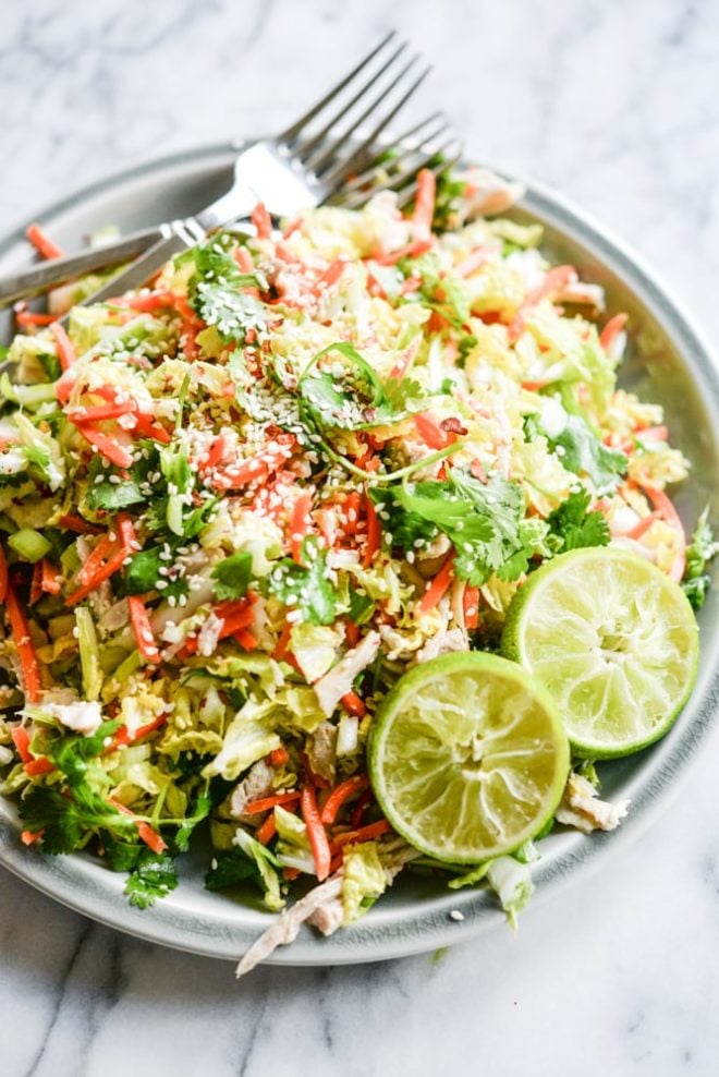 Paleo Thai Minced Chicken Herbal Salad