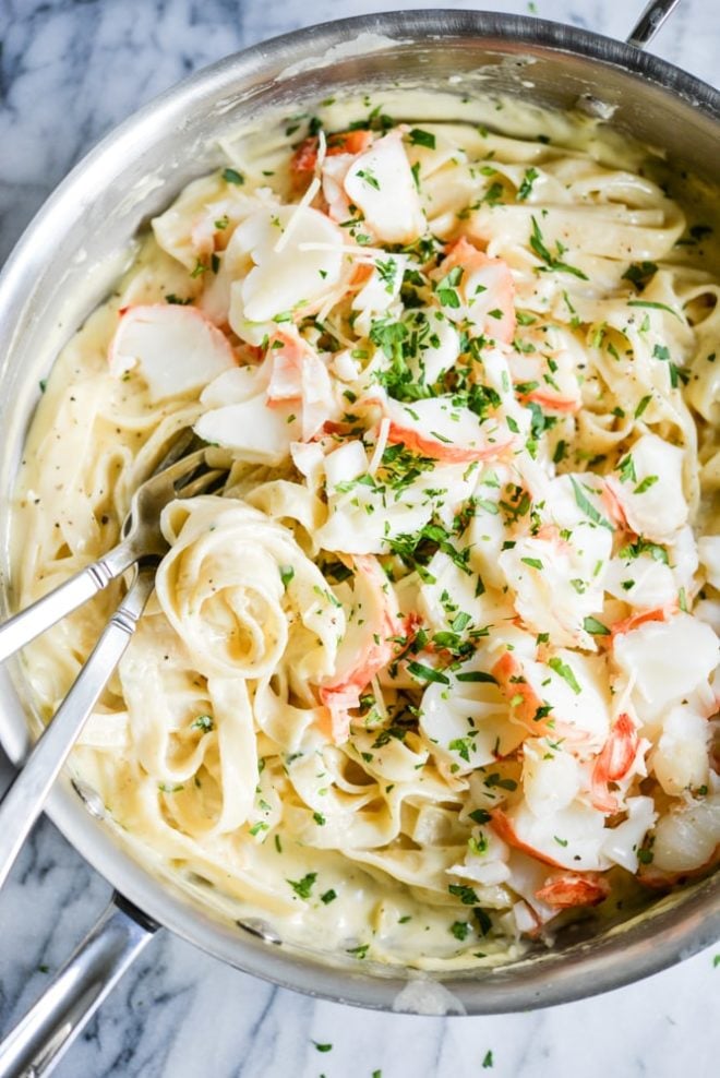 gluten free lobster Alfredo