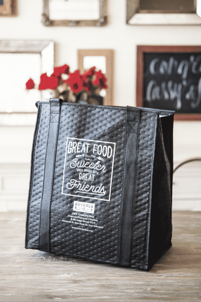 a freezer bag from Butcherbox