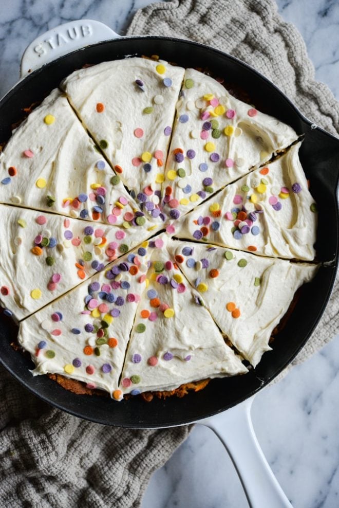 Easter Carrot Cookie Cake