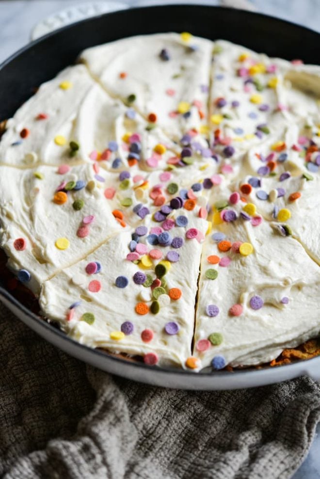 Easter Carrot Cookie Cake