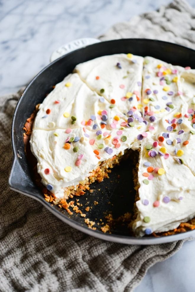 Easter Carrot Cookie Cake