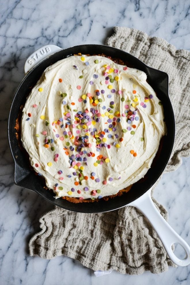 Easter Carrot Cookie Cake