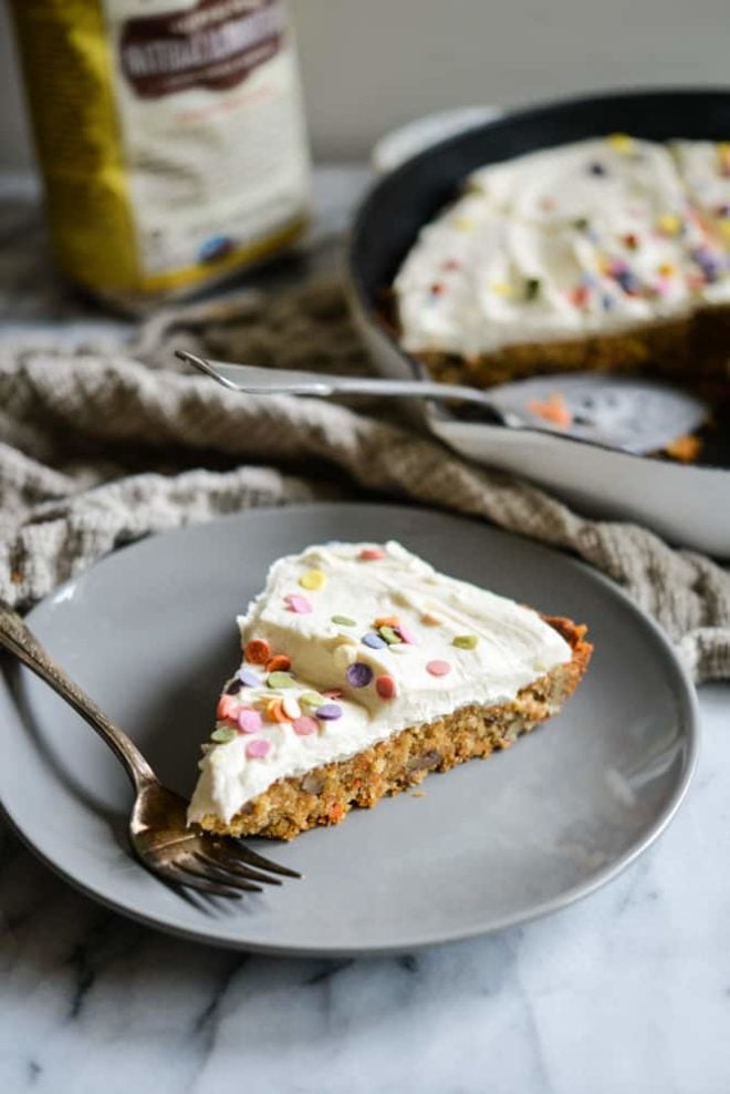 Easter Carrot Cookie Cake