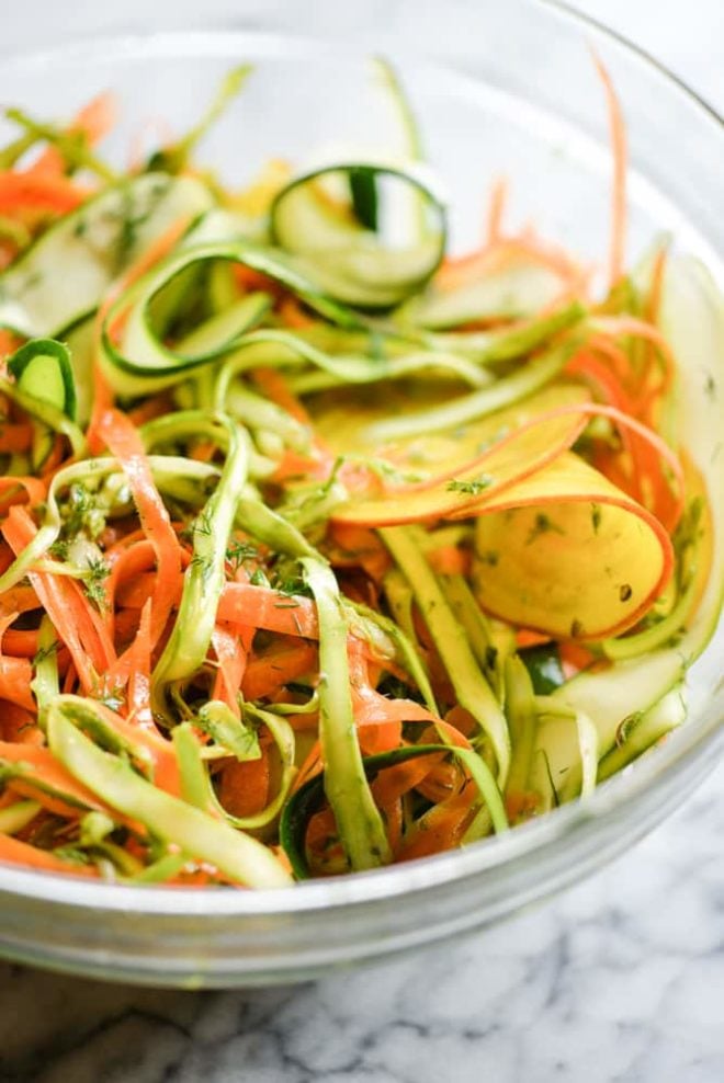 Spring Shaved Veggie Salad