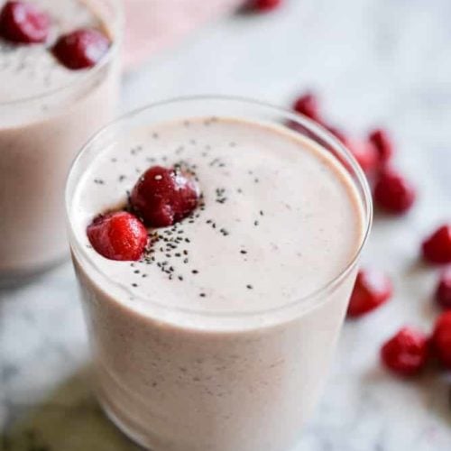 Tart Cherry Protein Smoothie - Fed & Fit