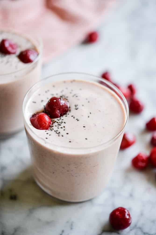 Tart Cherry Protein Smoothie - Fed & Fit