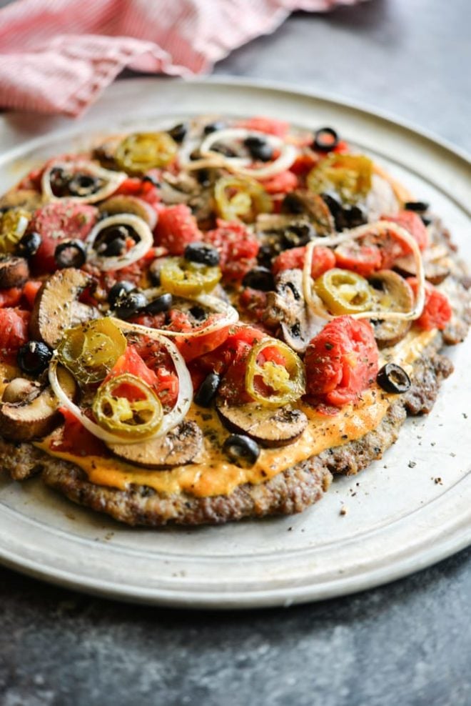 Veggie-Lover's Meatza - Fed & Fit