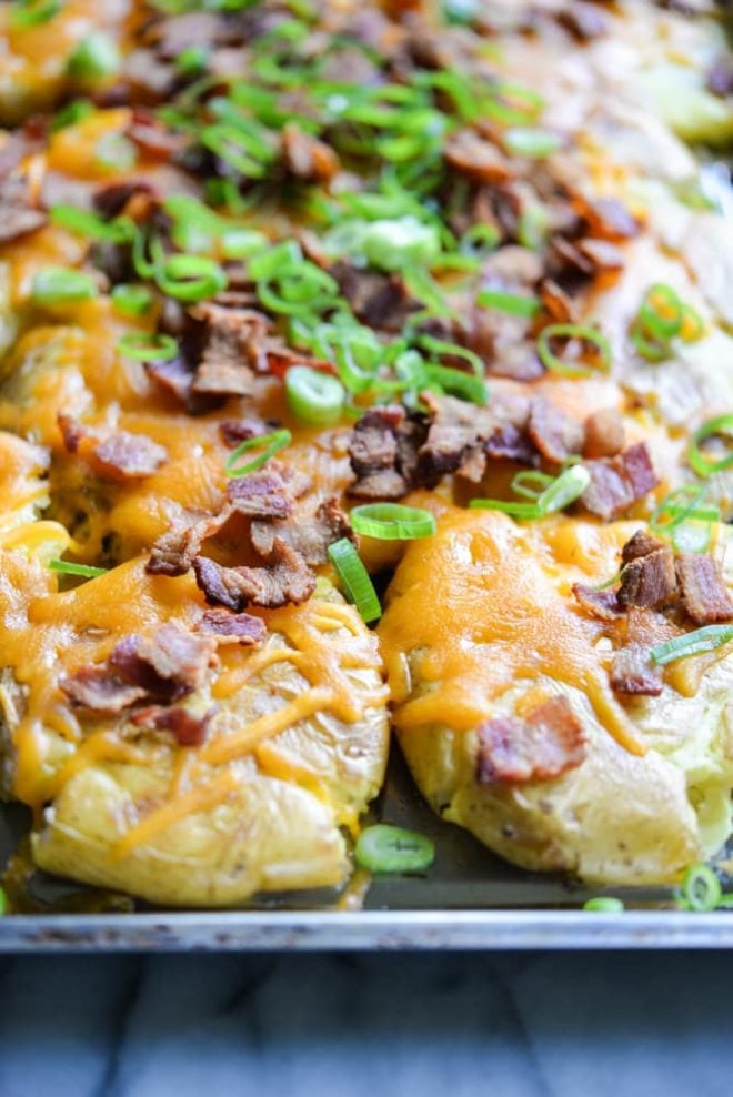 Loaded Smashed Potatoes