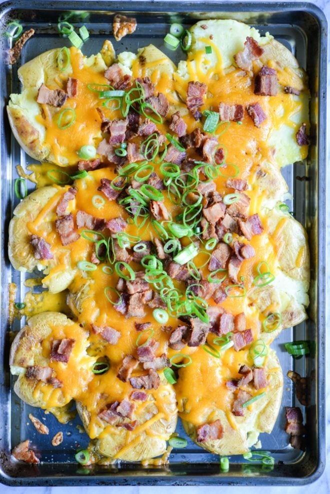 Loaded Smashed Potatoes - Budget Bytes