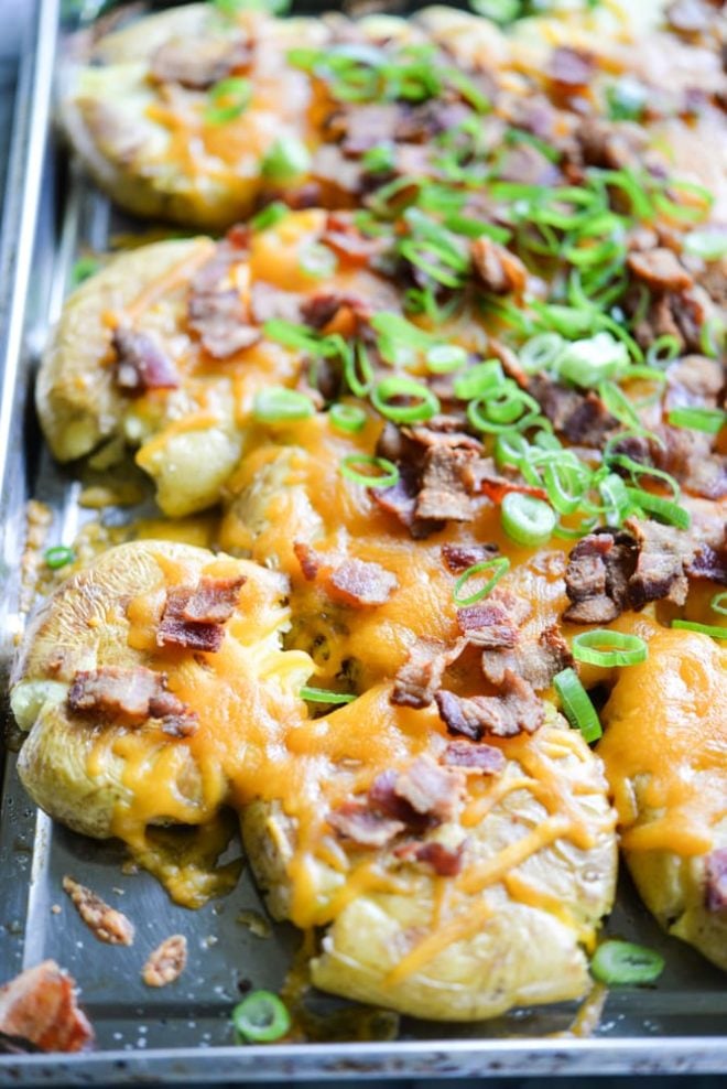 Loaded Smashed Potatoes