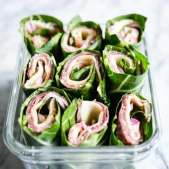 Make Ahead Italian Lunch Wraps