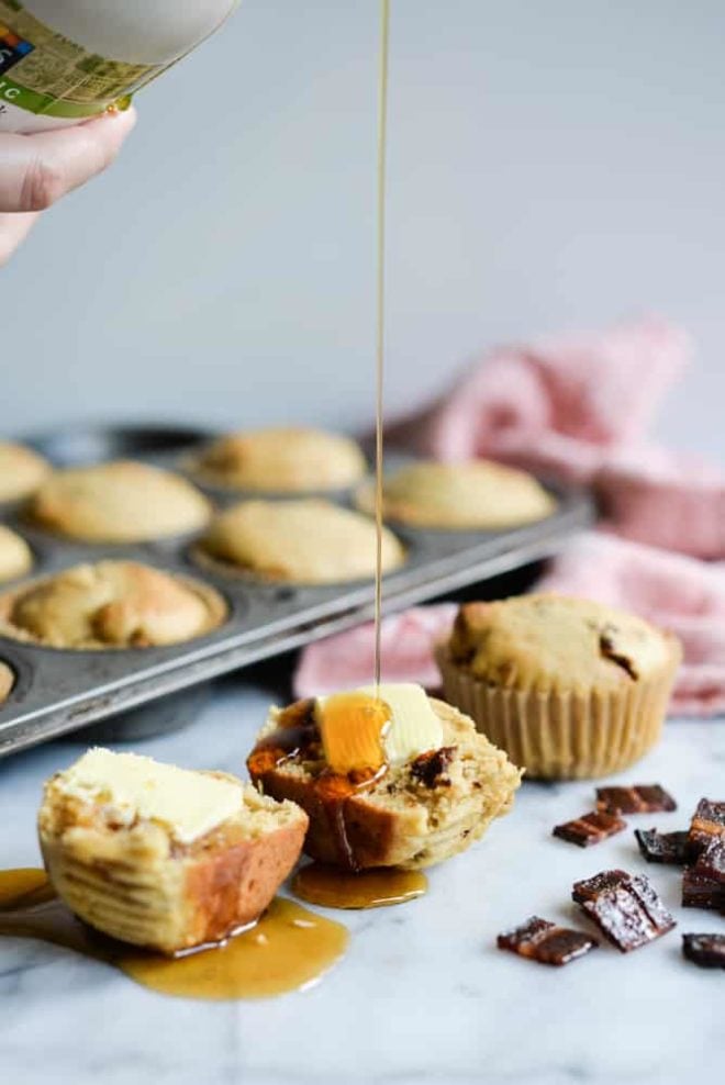 Maple Bacon Pancake Muffins