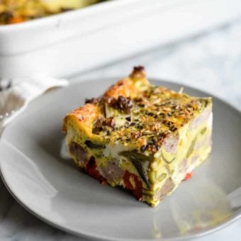 Roasted Veggie Breakfast Casserole