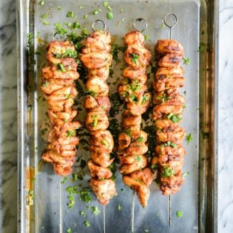 Smoky chicken kabobs