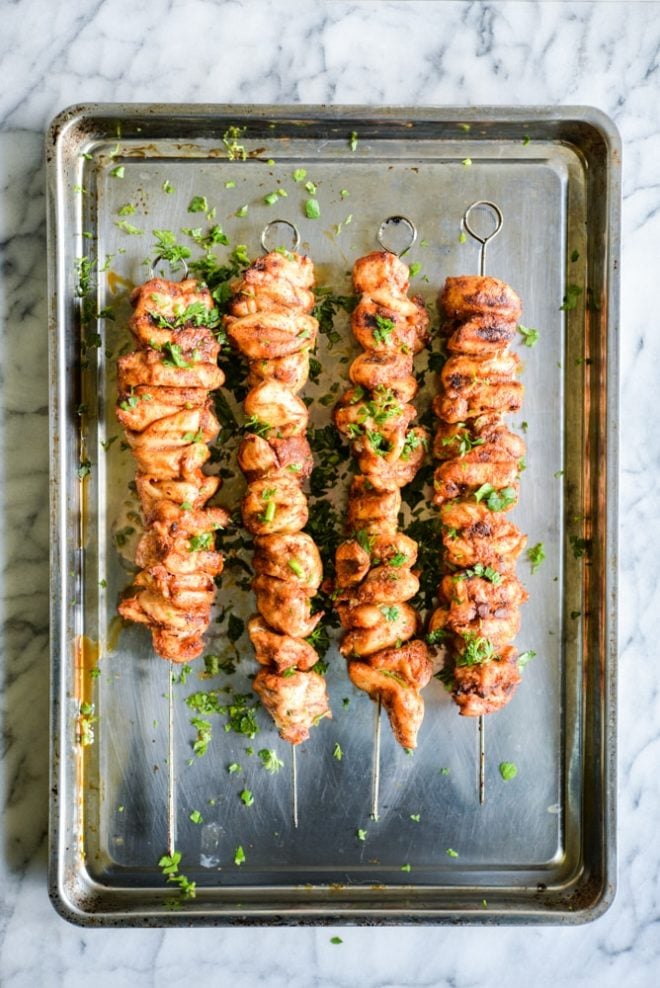 Smoky chicken kabobs