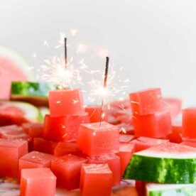 Sparkling Watermelon Jello Shots