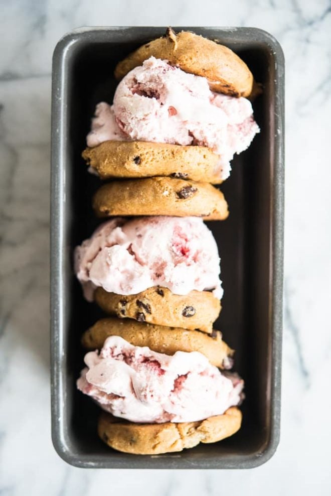 Gluten Free Strawberry Ice Cream Sandwiches