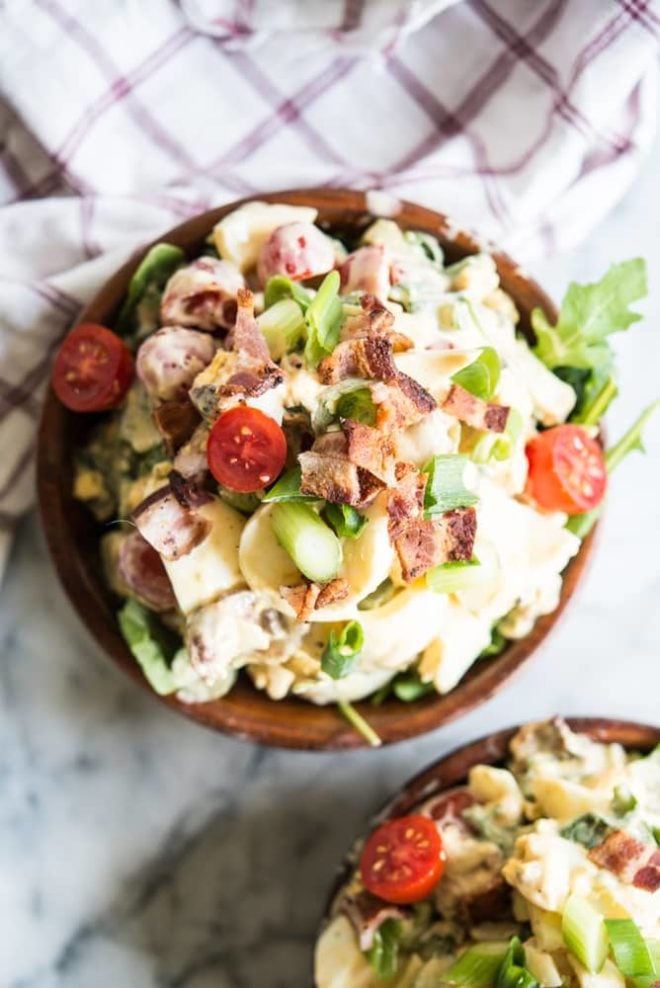 loaded BLT Egg Salad