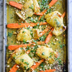 Curried Chicken Sheet Pan Dinner Fed and Fit