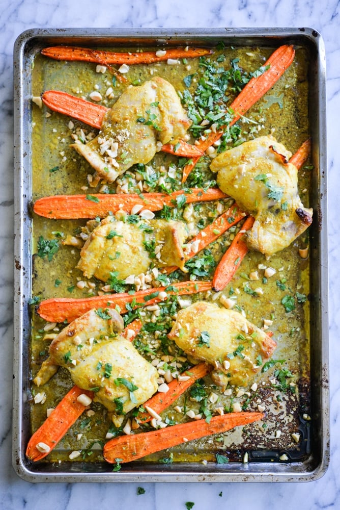 Curried Chicken Sheet Pan Dinner Fed and Fit