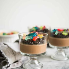 dairy free dirt worm pudding