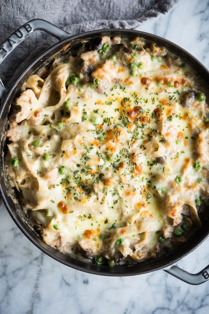 Gluten Free Tuna Noodle Casserole + Canned Seafood Tips
