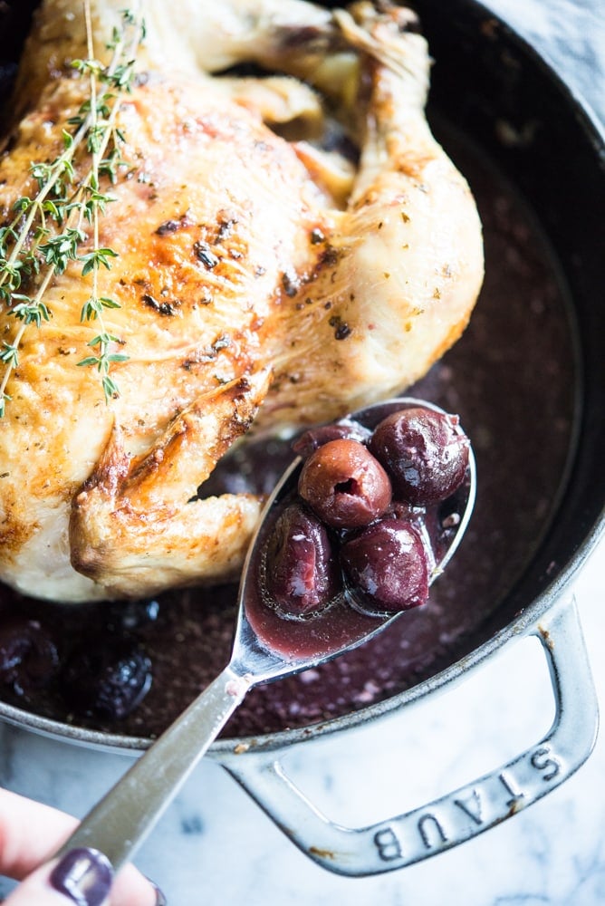 Cherry Balsamic Roasted Chicken