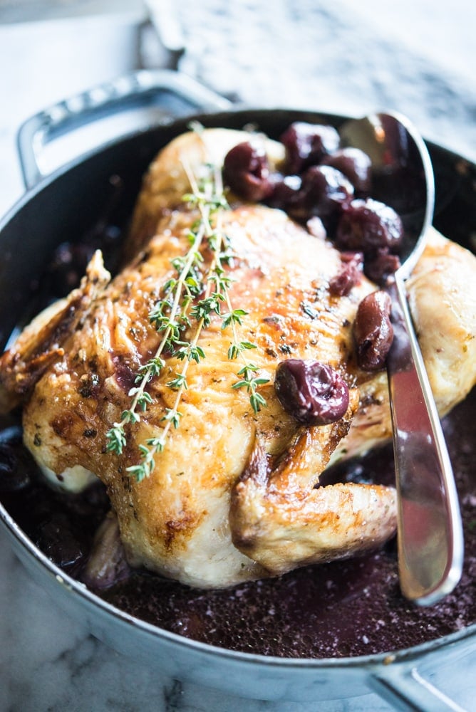 Cherry Balsamic Roasted Chicken