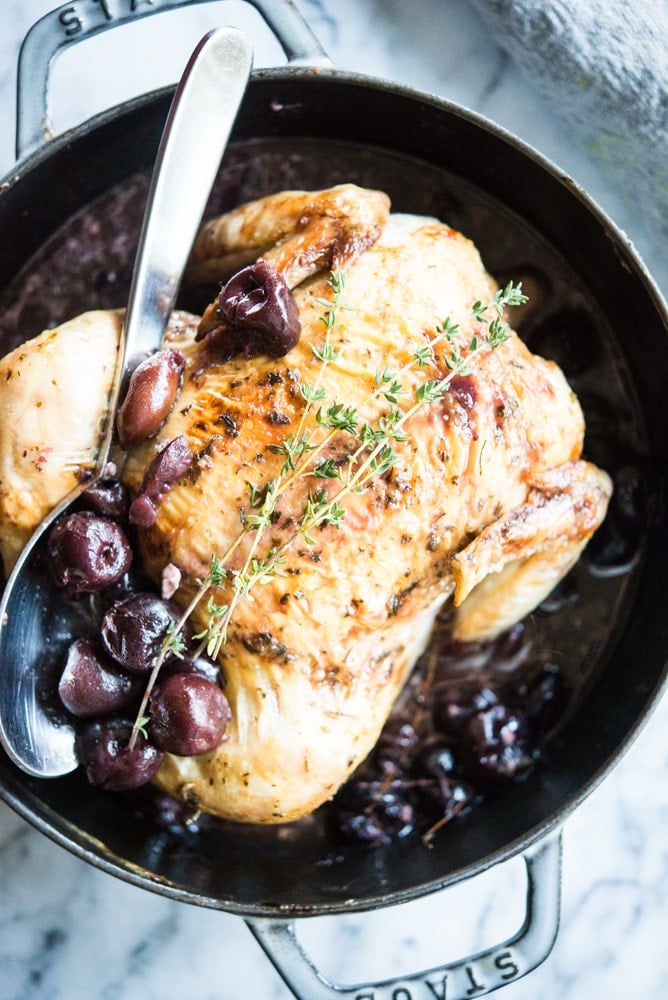 Cherry Balsamic Roasted Chicken