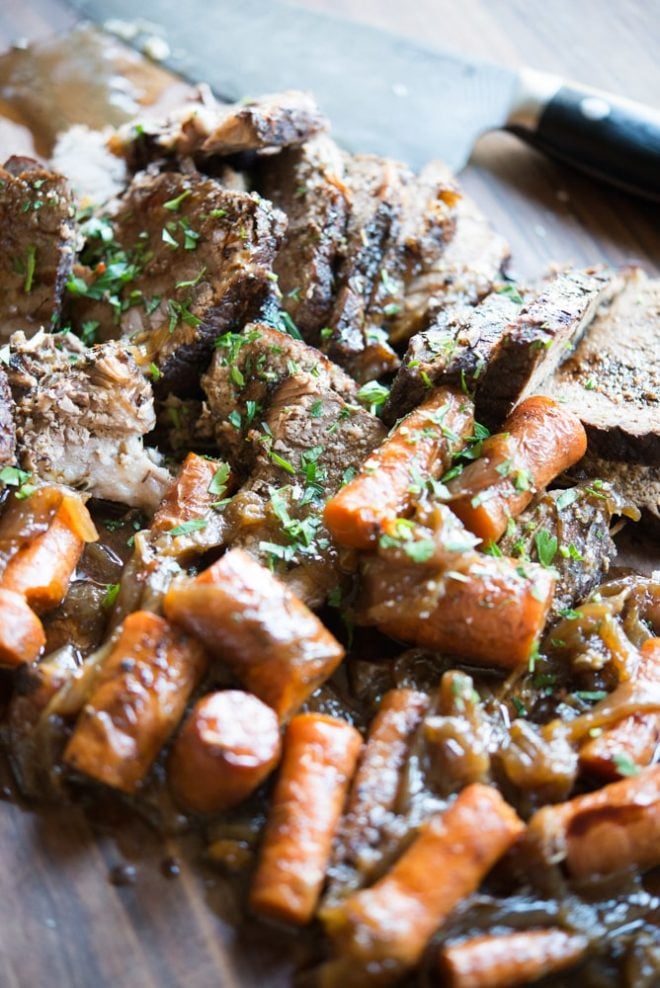 Instant Pot Pot Roast - Fed & Fit