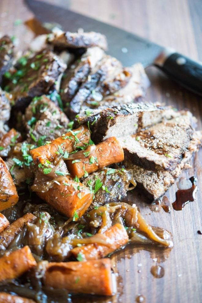 Instant Pot Pot Roast - Fed & Fit