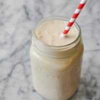 paleo cake batter milkshake