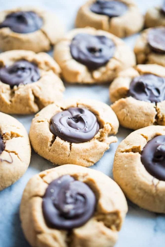 gluten free peanut butter blossoms two ways