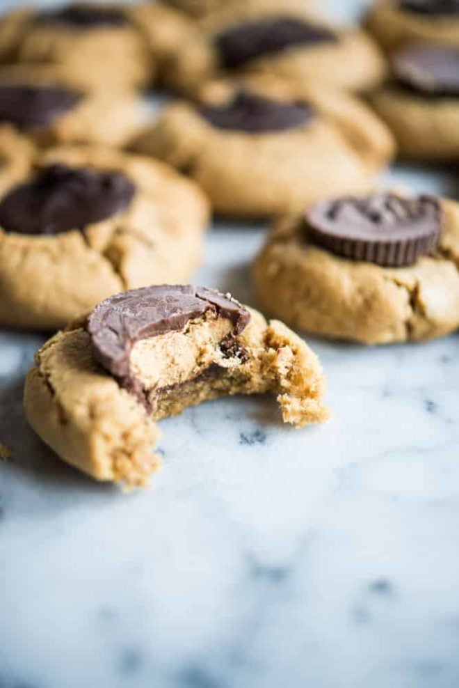 gluten free peanut butter blossoms two ways