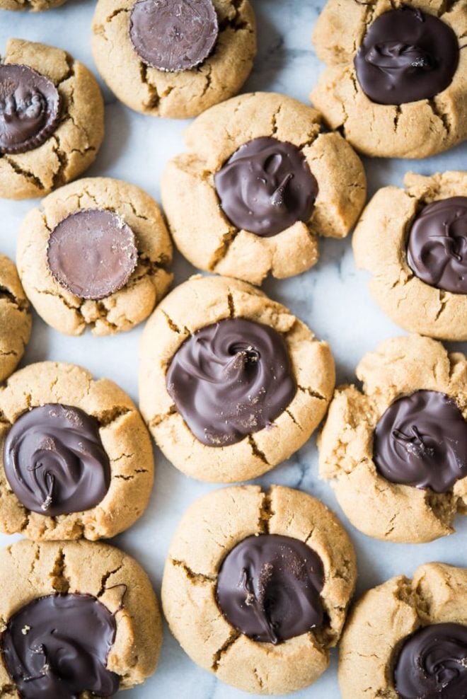 gluten free peanut butter blossoms two ways