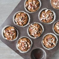 Pumpkin Pie Banana Nut Muffins