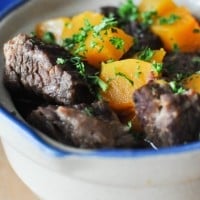 Paleo Winter Squash and Beef Stew