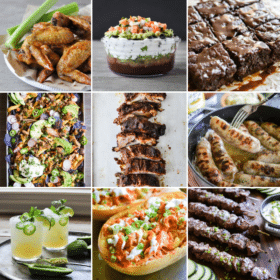 Healthy Super Bowl Round Up image grid