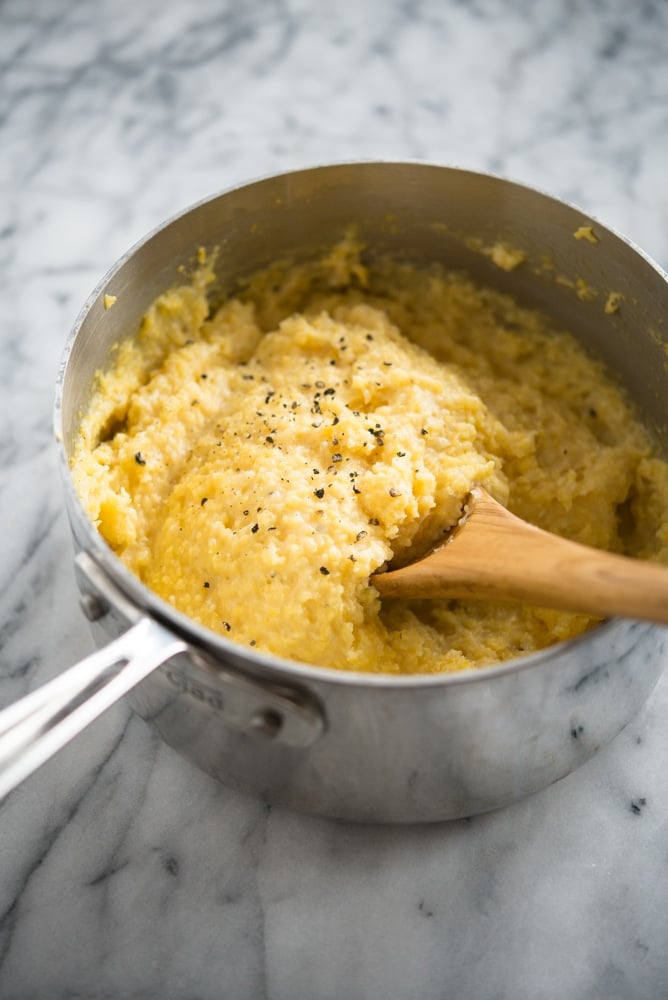 easy no-stir polenta