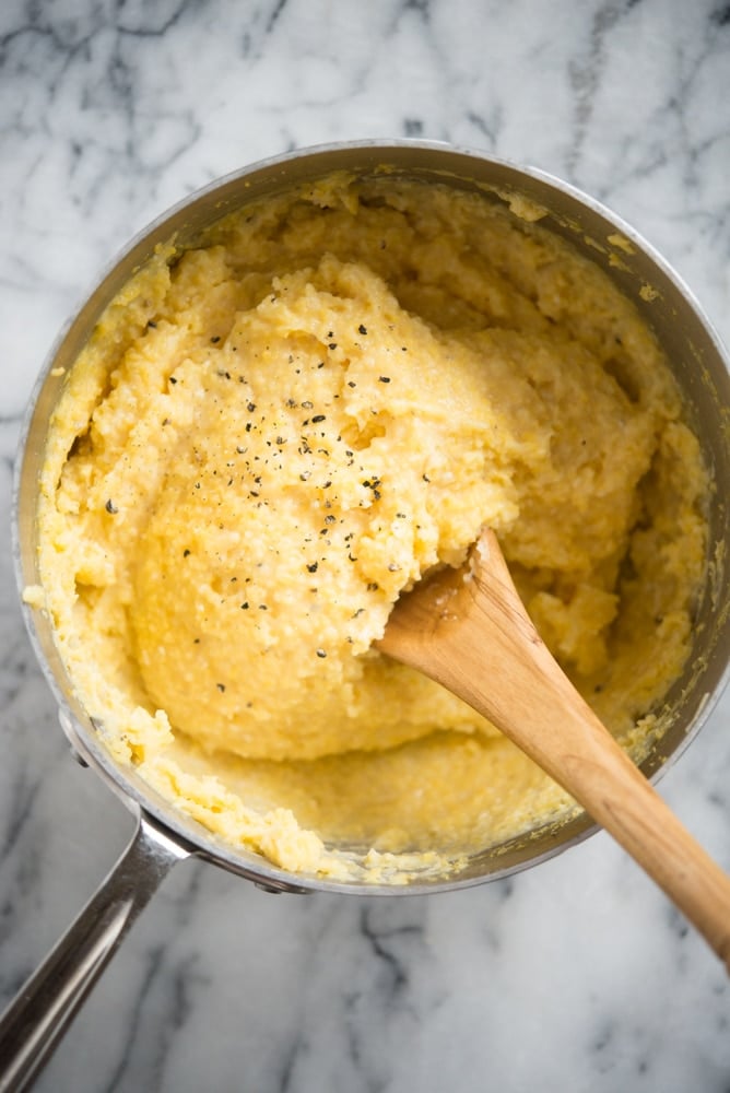 easy no-stir polenta