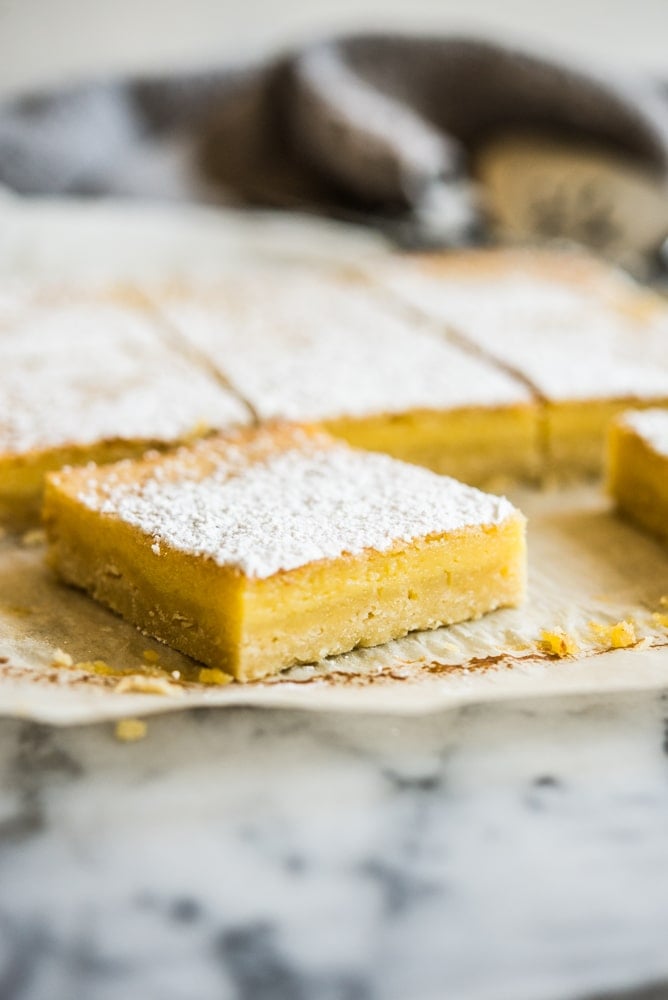 gluten free lemon bars