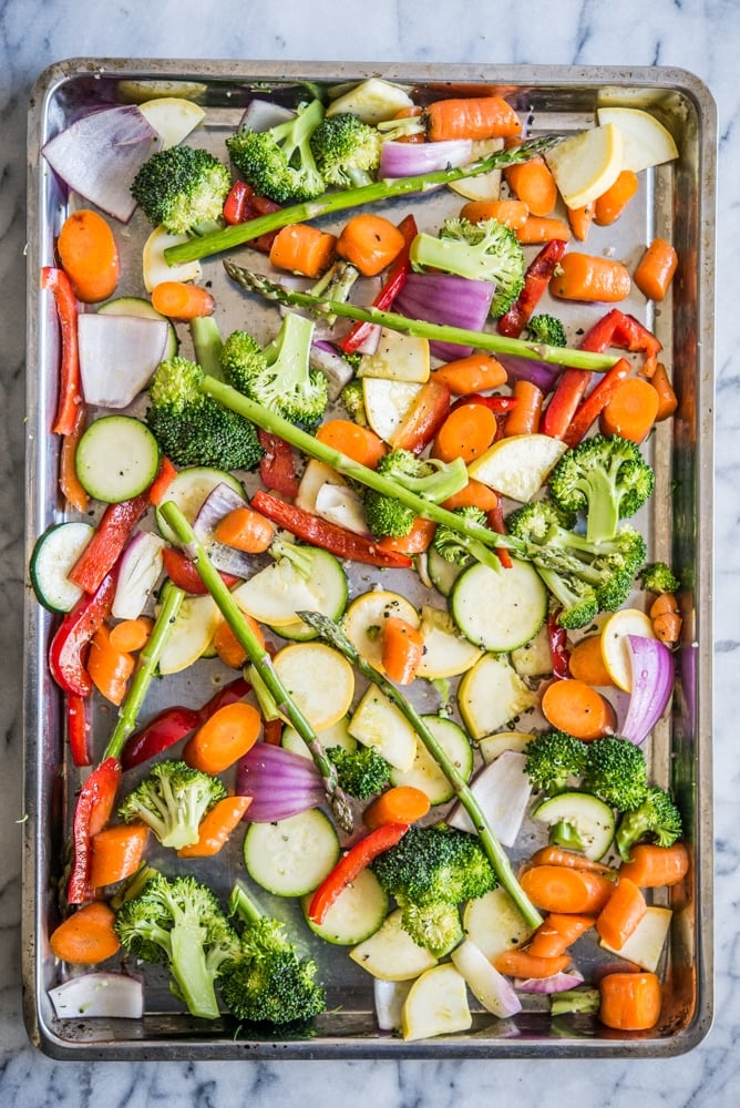 perfectly roasted vegetables