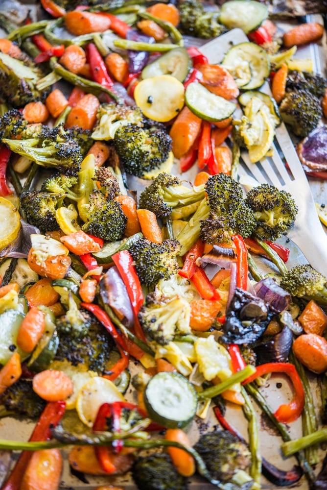 roasting vegetables