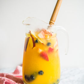 Red, White, and Blue White Wine Sangria