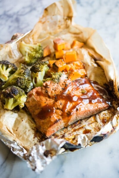 2 Easy Seafood Grilled Foil Packet Dinners - Fed & Fit