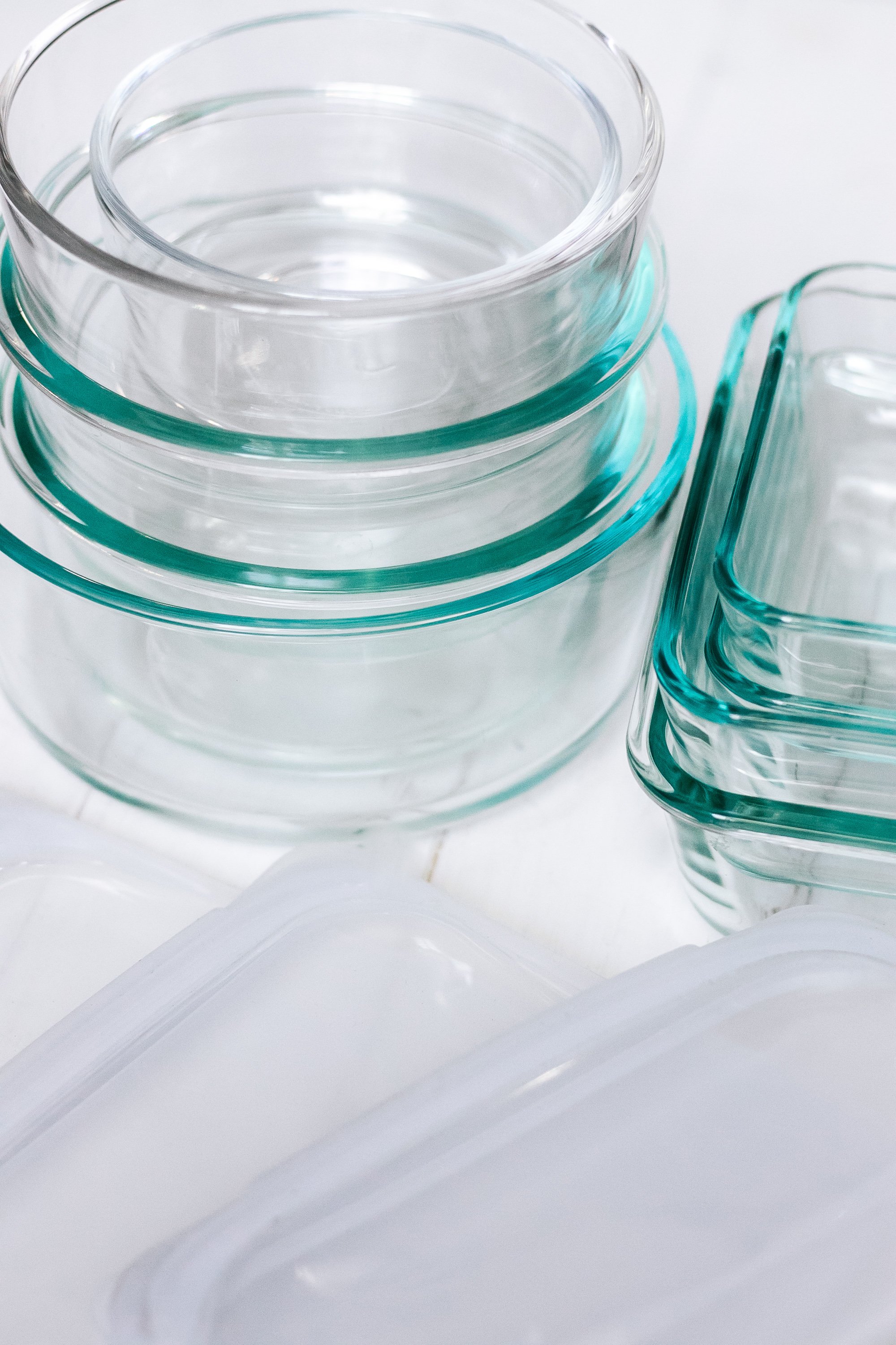 Bayco Glass Meal Prep Containers, Glass Food Storage