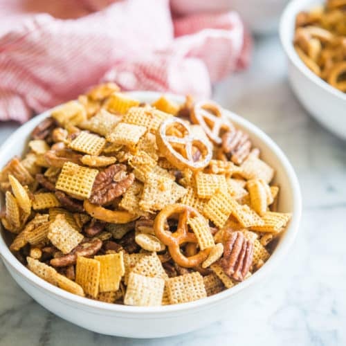 Homemade Chex Mix Recipe 3 Ways - Original, Spicy, and Honey Nut