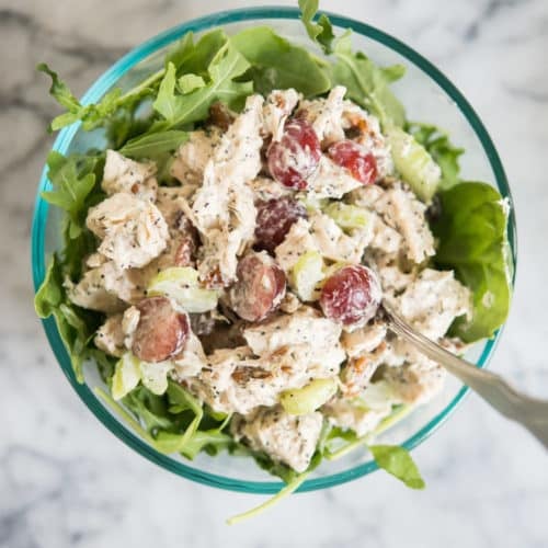 Chicken Salad with Grapes and Pecans Recipe - Fed & Fit