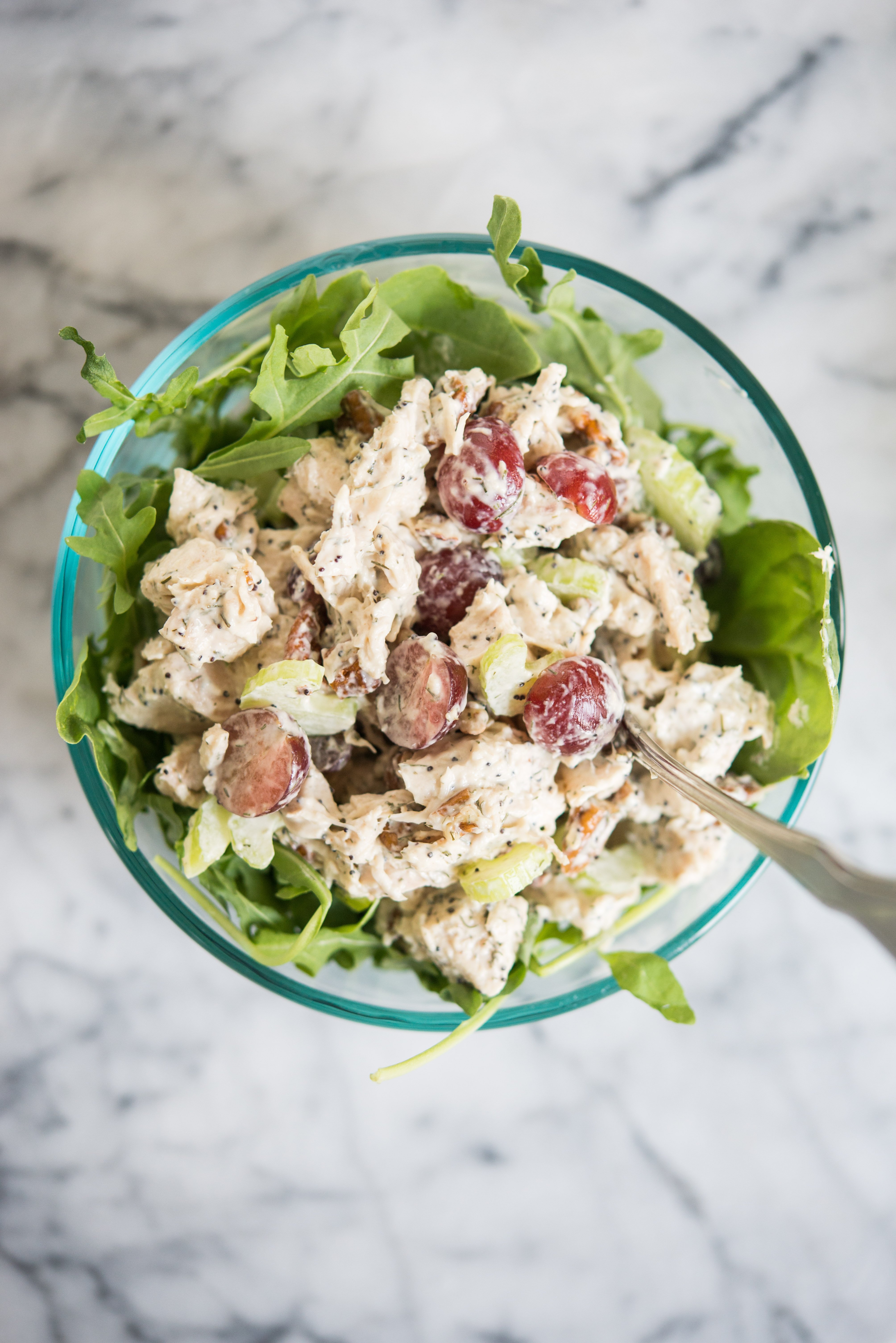 Chicken Salad with Grapes and Pecans Recipe - Fed & Fit